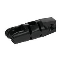 Hinge Cylinder 1 x 3 Locking with 1 Finger and 2 Fingers On Ends, with Hole, 9 Teeth
