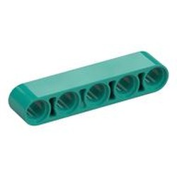 LEGO part  TECHNIC 5M BEAM in Bright Bluish Green/ Dark Turquoise