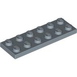 LEGO part 3795 PLATE 2X6 in Sand Blue