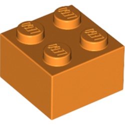 LEGO part element render in color 25 - Orange LEGO part element render in color 25 - Orange