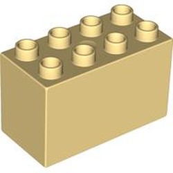 Duplo Brick 2 x 4 x 2 with Clock Print