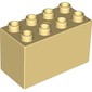 Duplo Brick 2 x 4 x 2 with Clock Print