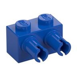 Brick Special 1 x 2 with 2 Pins, Round Pin Holes