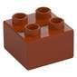 Duplo Brick 2 x 2 with Stone Wall Print