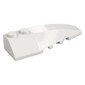 Wedge Curved 6 x 2 Right, Inner Ridges