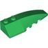 41747 RIGHT SHELL 2X6 W/BOW/ANGLE in Dark Green/ Green