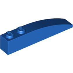 LEGO part 42022 BRICK 1X6 W/BOW in Bright Blue/ Blue