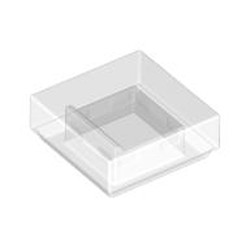LEGO part 35403 FLAT TILE 1X1 in Transparent/ Trans-Clear