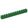 Green Brick 1 x 12