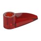 Technic Tooth 1 x 3 with Axle Hole [Rounded Underside]