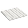 White Plate 8 x 8