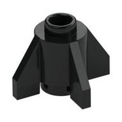 Brick Round 1 x 1 with Fins, Open Stud