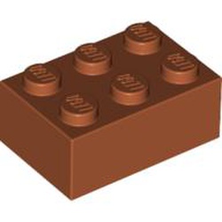 LEGO part 3002 Brick 2 x 3 in Dark Orange