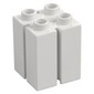 Duplo Brick 2 x 2 x 2 with Vertical Grooves