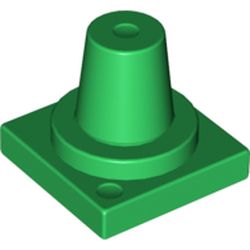 Duplo Flashlight, 2 x 2 Base with Trans-Neon Orange Light