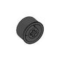 Wheel Small Wide Hard Plastic with Axle hole, Slick