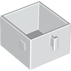 LEGO part DUPLO DRAWER in White