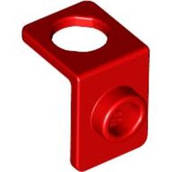 LEGO part 42446 Minifig Neckwear Bracket [One Stud] in Bright Red/ Red