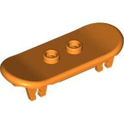 LEGO part SKATEBOARD in Bright Orange/ Orange