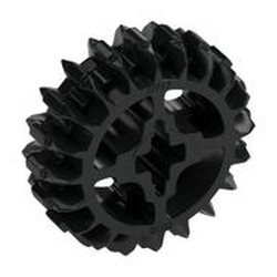 Technic Gear 20 Tooth Double Bevel with Axle Hole Type 2 [X Opening]