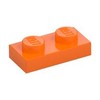 Orange Plate 1 x 2