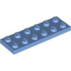 LEGO part 10003795 PLATE 2X6 in Medium Blue