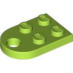 LEGO part 10003176 COUPLING PLATE 2X2 in Bright Yellowish Green/ Lime