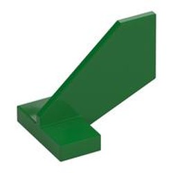 LEGO part  RUDDER 2X3X2 in Dark Green/ Green