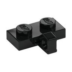Hinge Plate 1 x 2 Locking with 1 Finger on Side, with Groove