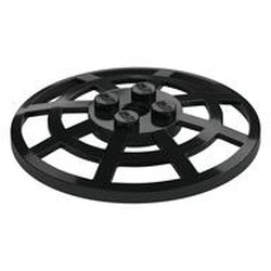 LEGO part 4285 PARABOLIC REFLECTOR Ø48 in Black