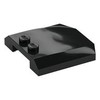 Black Slope Curved 4 x 4 x 2/3 Triple Curved with 2 Studs