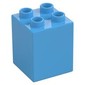 Duplo Brick 2 x 2 x 2 with Letter U Umlaut Print