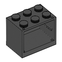 Cupboard 2 x 3 x 2 with Solid Studs
