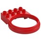 Duplo Plate 2 x 4 with Round Tube Holder