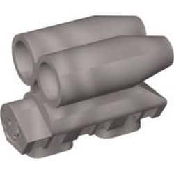 Technic Engine Tunable, Block with Two Round Air Scoops [Fits 2133]