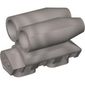 Technic Engine Tunable, Block with Two Round Air Scoops [Fits 2133]