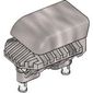 Technic Engine Tunable, Block with Trapezoidal Air Scoop with Pins