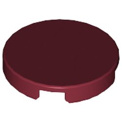 Tile Round 2 x 2 with Bottom Cross