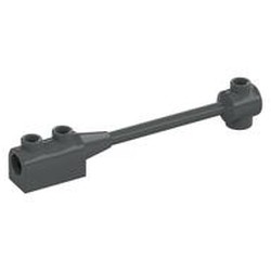 LEGO part  BRICK W. SHAFT 1X8X1 in Dark Stone Grey / Dark Bluish Gray