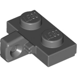 Lego 4 Black 1x2 hinge plate with 2 side locking fingers NEW