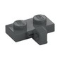 Hinge Plate 1 x 2 Locking with 1 Finger on Side, with Groove