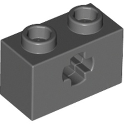 LEGO AXLE HOLE-40 PIECES NEW-#32064-LIGHT BLUISH GREY-TECHNIC BRICK 1 X 2