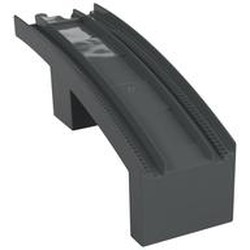 Duplo Train Track Bridge Middle Section, New Style Half Arch With Mid-Support