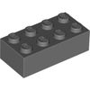 Dark Bluish Gray Brick 2 x 4