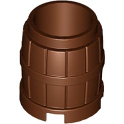 LEGO part 7792 BARREL 2X2 in Reddish Brown