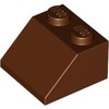 Reddish Brown Slope 45° 2 x 2
