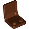 Reddish Brown Seat / Chair 2 x 2