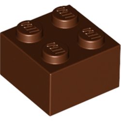 LEGO part element render in color 70 - Reddish Brown LEGO part element render in color 70 - Reddish Brown