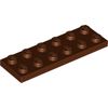 Reddish Brown Plate 2 x 6