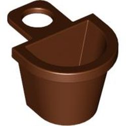 LEGO part PANNIER in Reddish Brown